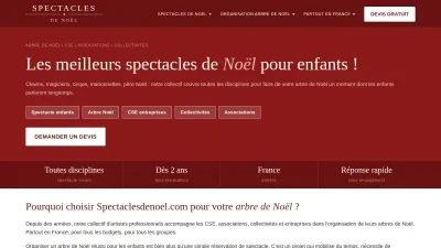 Spectaclesdenoël.com